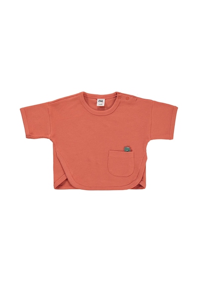 Civil Baby Cepli Basic 6-18 Ay Takım - Turuncu Kiremit