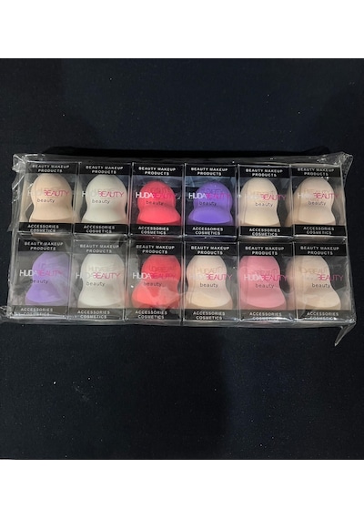 Huda Beauty Blender Fondöten --süngeri Kusursuz-ve-yıkanabilir 12. Li Paket Diğer