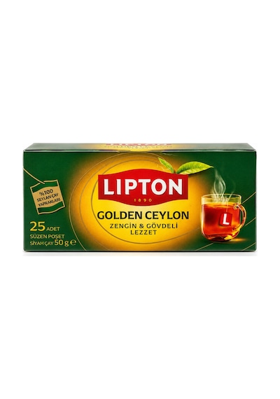 Lipton Golden Ceylon Bardak Poşet Siyah Çay 25li