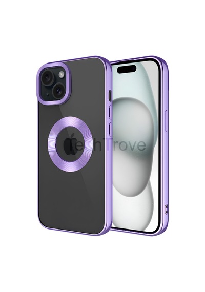 Apple Uyumlu iPhone 15 Kılıf Kılıf Kamera Korumalı Logo Gösteren Kapak