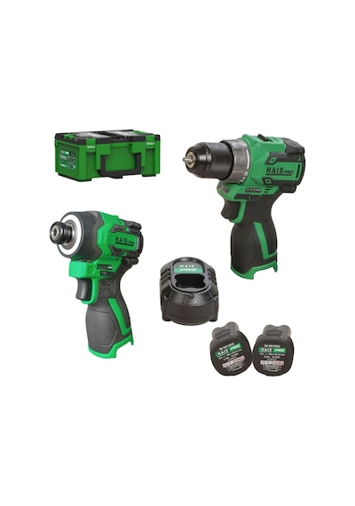 Hais Pro RB-03 DB-16 + SD1608L + DB16B20X2 Şarj Aleti + Çanta Profesyonel Akülü Set