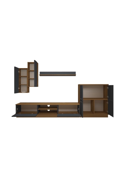 Decoraktiv Eko 6b Mdf Dvd Tv Ünitesi Tv Sehpası - Pera Antrasit Antrasit - Açık Ceviz Decoraktiv Eko 6b Mdf Dvd Tv Ünitesi Tv Sehpası - Pera Antrasit Antrasit - Açık Ceviz