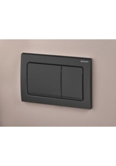 Geberit Alpha30 115.055.14.1 Kumanda Paneli, Çift Basmalı, Siyah Siyah