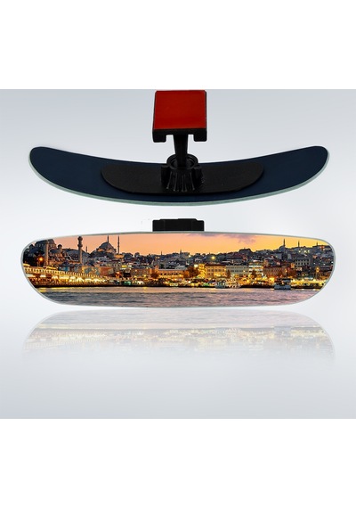 Ova-5 Dik-Eğik Kollu Universal Iç Dikiz Aynası 24X5 Cm