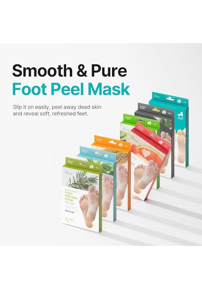 Ariul Smooth & Pure Exfoliating Foot Peeling Mask 2 Pairs - Yenileyici & Arındırıcı Ayak Peeling Maskesi 2 Çift