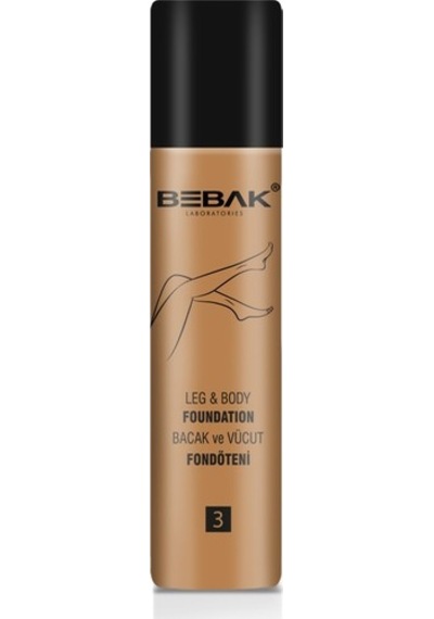 Bebak Bacak ve Vücut Fondöteni No 3 Dark 75 ML