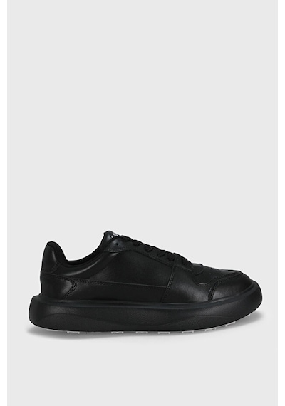 Lufian Mateas Erkek Deri Sneaker Ayakkabı Siyah Beyaz