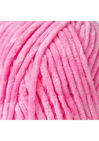Kürkçü Han Kadife 100 G 95 M Örgü İpi Khkad Şeker Pembe