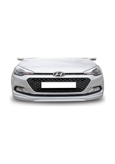 Hyundai I20 Uyumlu 2014-2017 Boyasız Mat Siyah, Abs Plastik Sport Ön Ek
