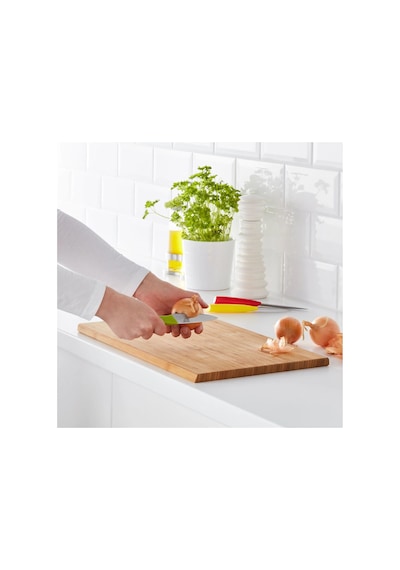 Ikea Matdoft 3 Parça Mutfak Bıçağı Seti 22 Cm Sarı - Yeşil - Kırmızı Kırmızı - Sarı - Yeşil