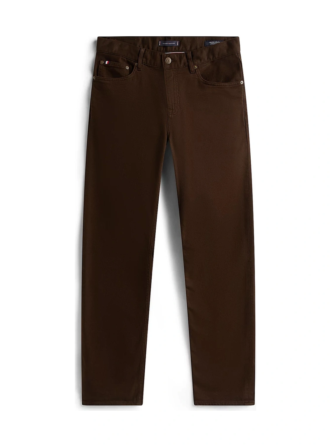 Tommy Hilfiger Straıght Denton Str Gmd Erkek Kahverengi Denim Pantolon - Mw0mw40368