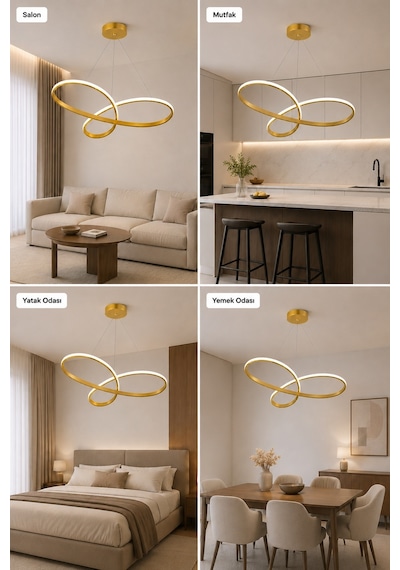 AvizeGO Velya Led Sarkıt Avize Beyaz Işık Eskitme