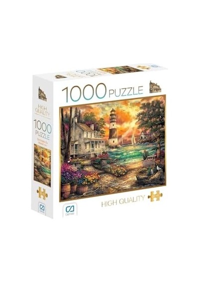 Taş Ev 1000 Parça 2,2mm Kalınlık 48x68cm Profesyonel Hobi Puzzle Yapboz Serisi