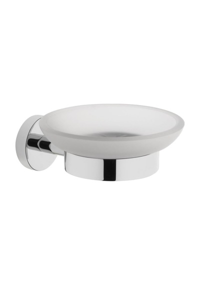 Base 200 A44105 Katı Sabunluk, Krom Siyah