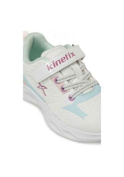Kinetix Lıster Pu J P 5pr Beyaz Kız Çocuk Spor Ayakkabı Beyaz-su Yesılı-a Pembe