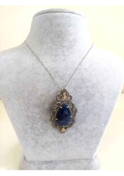 Safir Elmas Kolye 287