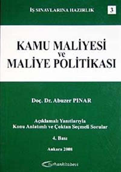 Kamu Maliyesi ve Maliye Politikası / Prof. Dr. Abuzer Pınar