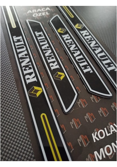 Renault Koleos Piano Black Kapı Eşiği 4'lü Set