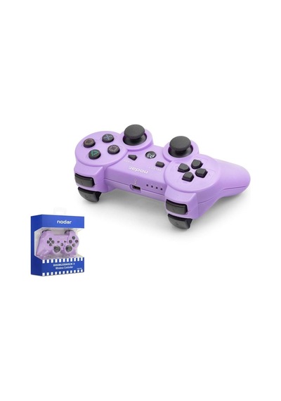 Ps3 Kablosuz Gamepad Nodar Nd600 - Lila