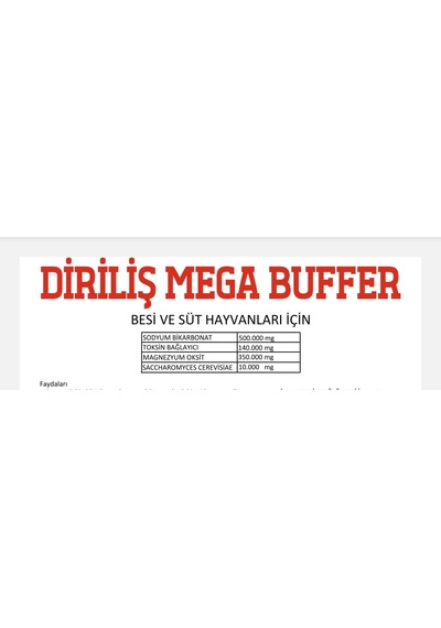 Diriliş Megabuffer 25 Kg