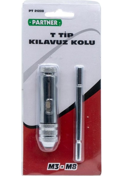 Partner Pt21228 T Tip Cırcır Kılavuz Kolu M3-m8