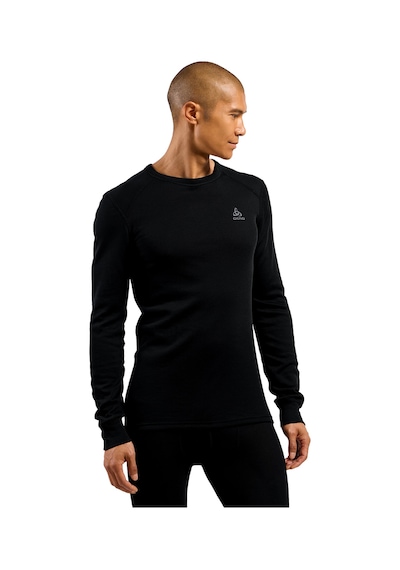 Odlo Odlo Active Warm Bl Top Crew Neck L/s Erkek Siyah İçlik Üst 6000 Siyah