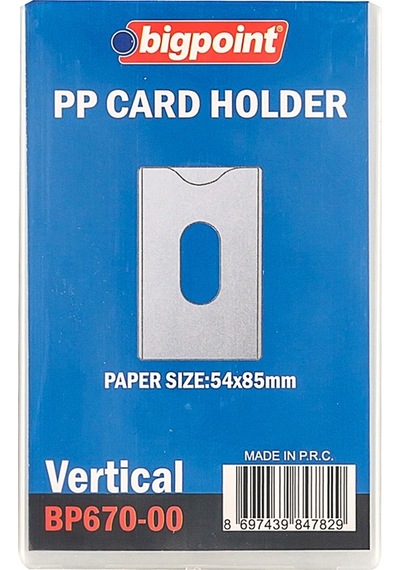 Bigpoint Kimlik, Ehliyet Kabı Yumuşak Pp Şeffaf 86x54mm X 10 Adet