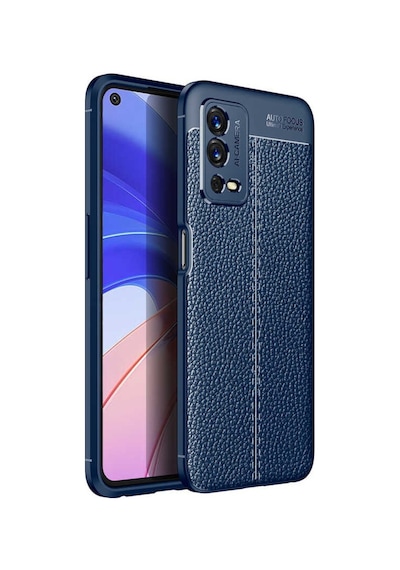Oppo A55 4G Kılıf Focus Derili Kamera Korumalı Silikonkılıf