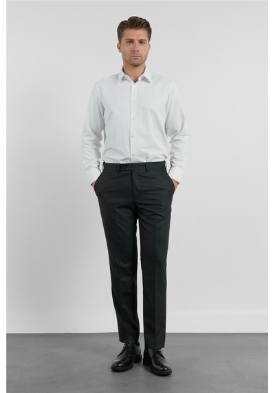İmza Yan Cep Açık Paça Bez Ayağı Comfort Fit Esnek Pantolon 1003255127 Siyah