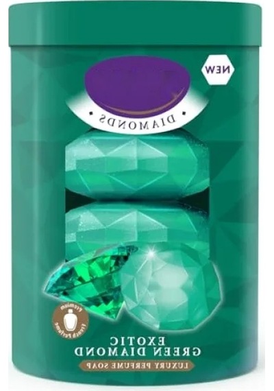 Premium Görünümlü Elmas Şeklinde Sabun - 90 Gram X 4 Acı Badem