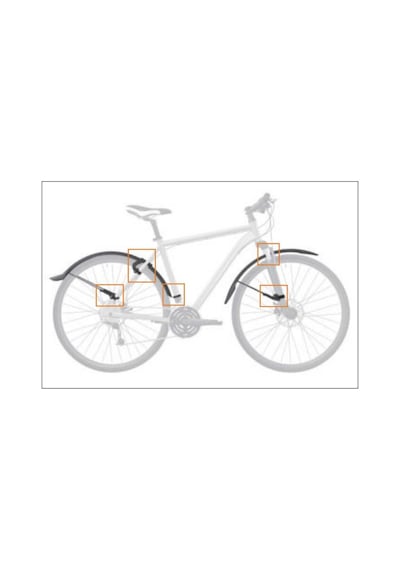 Sks Veloflexx 65 29 Jant Çamurluk Seti Siyah