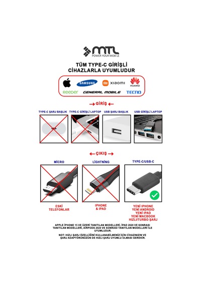 3.4a Usb To Type-c Silikon 2 Metre Hızlı Şarj Ve Veri Aktarım Kablosu Mt2022