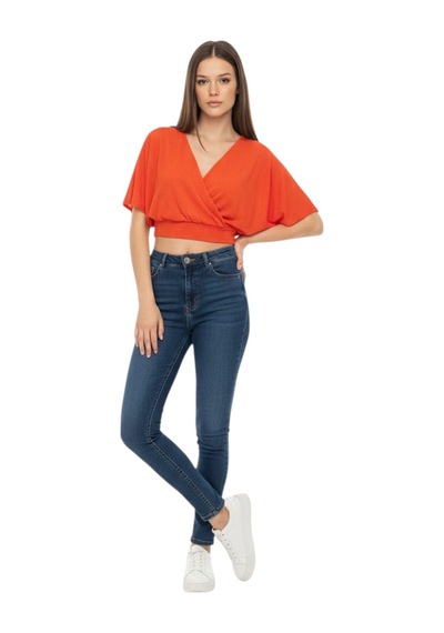 Batik Kadın Bluz 25092 Turuncu
