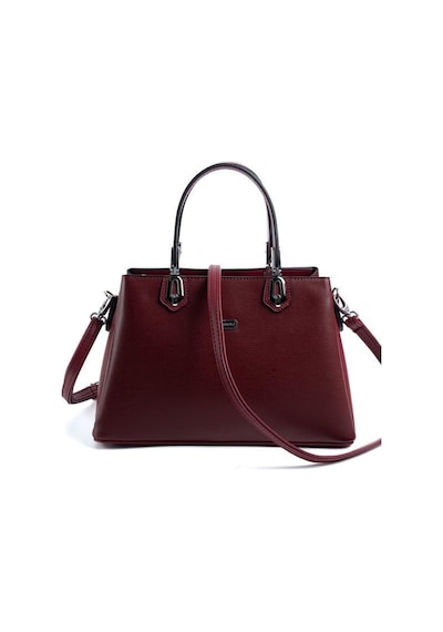 Silver Polo Sp1253 Kadın El Çantası Düz Bordo-bordo