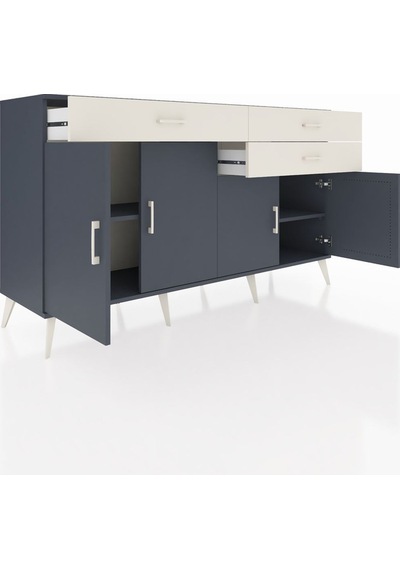 Hyperion Konsol 2 Raflı 3 Çekmeceli 4 Kapaklı 176x44x99 Antrasit- Antrasit-antrasit/aytaşı Hyperion Konsol 2 Raflı 3 Çekmeceli 4 Kapaklı 176x44x99 Antrasit- Antrasit-antrasit/aytaşı