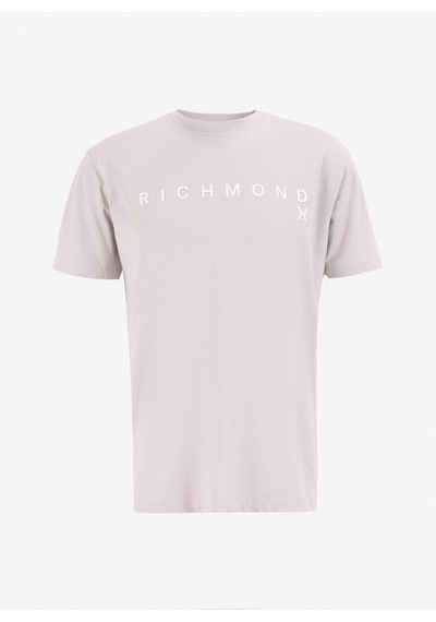 John Richmond Gri Erkek Slim Fit T-shirt Ump24004ts