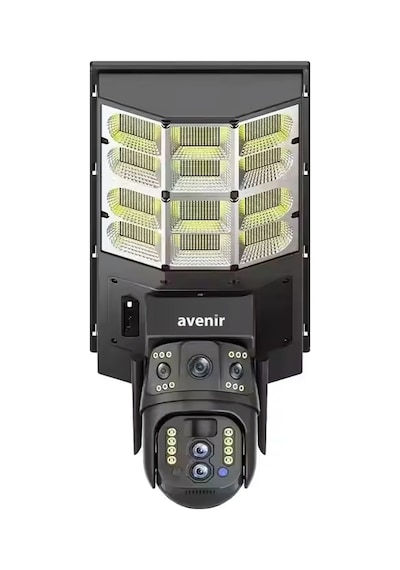 Avenir Av-sl401x 4mp 2 Kameralı 10x Optik Zoom 4g Sim Kartlı Solar Panelli Sokak Lambası Orta Boy