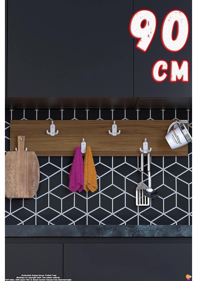 Geyik 18 Kancalı Mutfak Askısı 3'lü Set 76,4x19 Cm - Şık Tasarım, Çok Amaçlı Düzenleyici Ve Yer Tasarrufu Kahverengi Geyik 18 Kancalı Mutfak Askısı 3'lü Set 76,4x19 Cm - Şık Tasarım, Çok Amaçlı Düzenleyici Ve Yer Tasarrufu Kahverengi