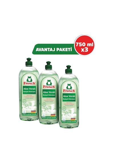 Frosch Aloe Veralı Bulaşık Deterjanı 3 x 750 ML