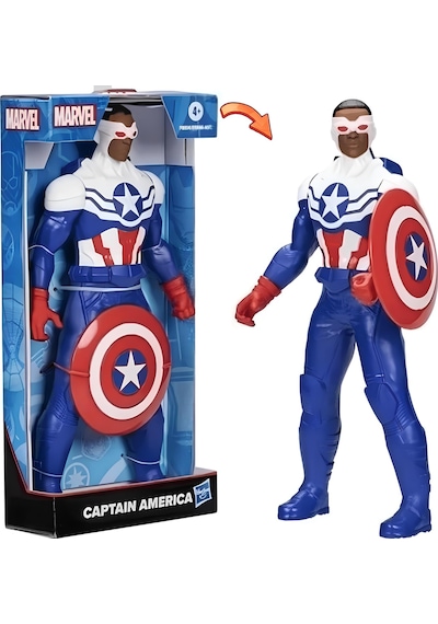 Marvel Klasik Dev Figür Captain America F6936 Marvel