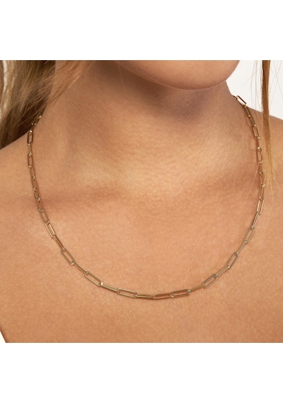 Goldkupe 14 Ayar Paper Clip Altın Kolye-6627 Altın