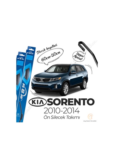 Kia Sorento Muz Silecek Takımı (2010-2014) RBW