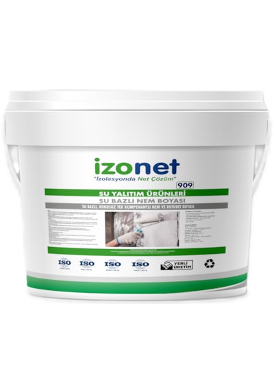 İzonet 909 Nem Ve Rutubet Boyası Su Bazlı 10 Kg