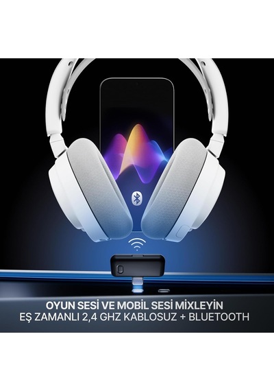Arctis Nova 7 Gen 2 Wireless Oyun Kulaklığı - Beyaz