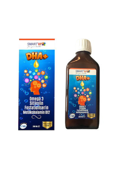 Smart Up Dha + Omega Şurup 200 ML