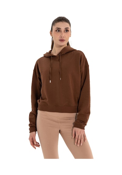 Inguz Kapüşonlu Hoodie Kahverengi