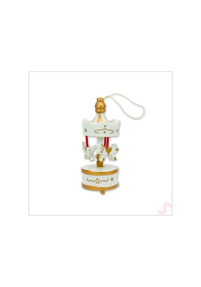 Kutulu Mini Atlı Karınca, 8,5cm X 3,5cm - Beyaz