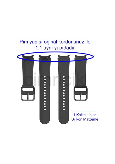 Samsung Galaxy Uyumlu Watch 4 Kordon 40-42-44-46 Mm Pim Tasarımı