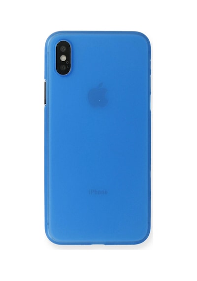 Newface - 927 - İphone Xs Max Kılıf Pp Ultra İnce Kapak - Kmrsfres - - Mavi