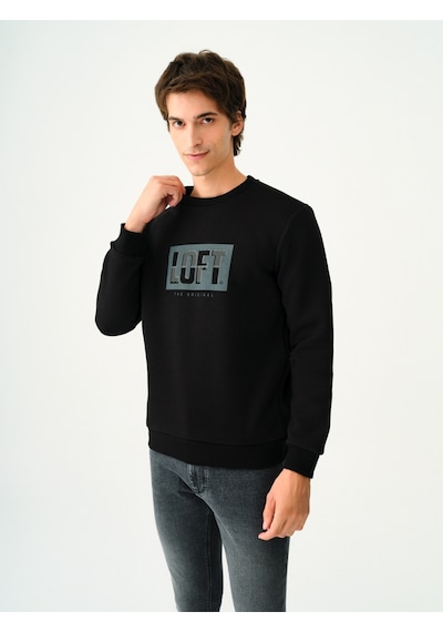 Erkek Sweat S-shırt Lf2038245 Siyah